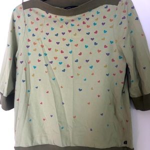 Marc Jacobs heart scoop neck top